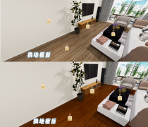 选本人心仪的单品放入VR房间